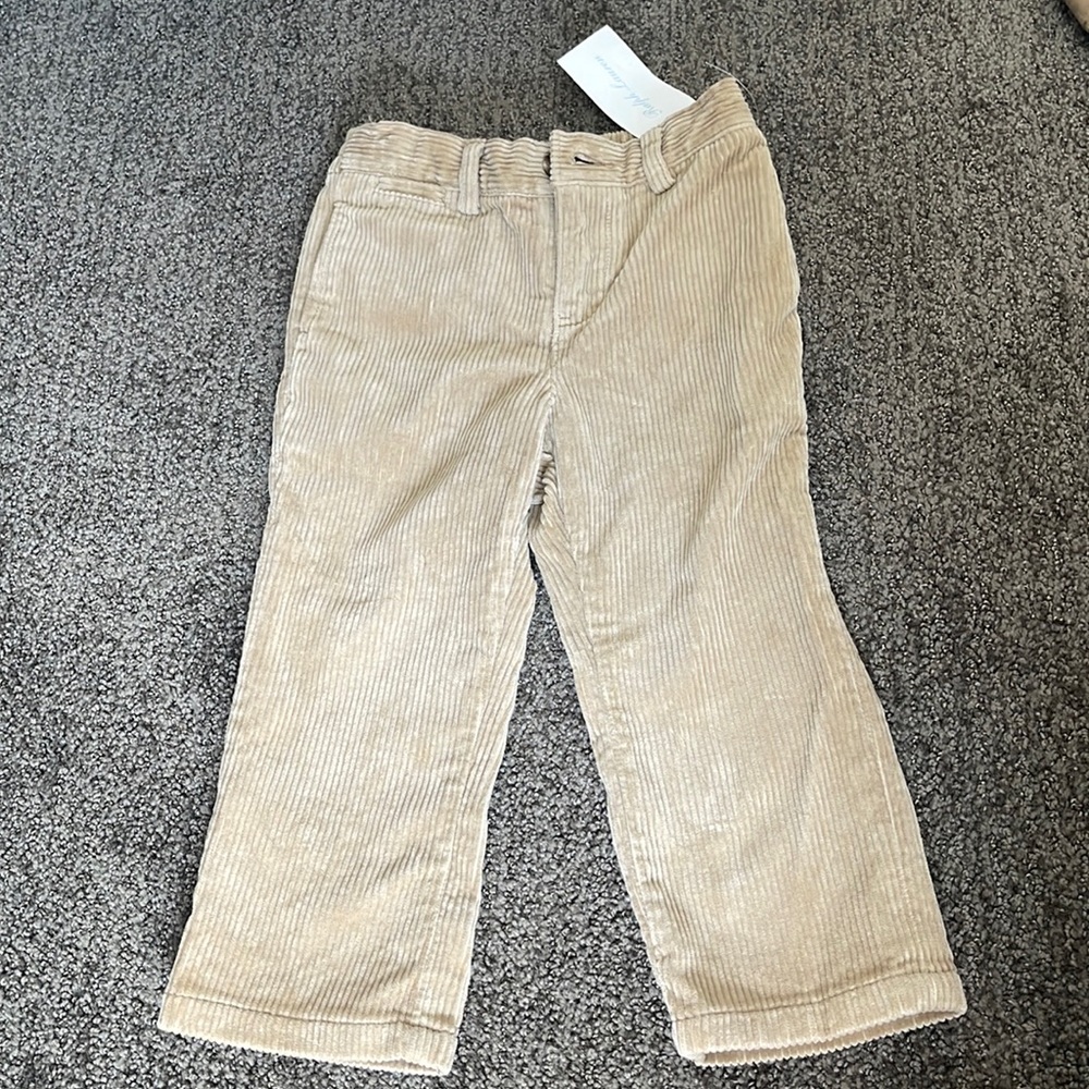 Tan corduroy Ralph Lauren pants. 24M